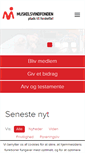 Mobile Screenshot of muskelsvindfonden.dk